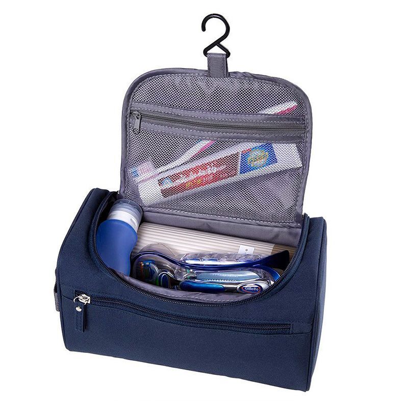 Hanging Travel Cosmetic Bag Make Up Organizer Toiletry Storage Case Shaving Bag - Thumbnail 2