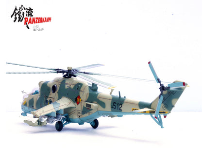 1:72 Panzerkampf Mi-24P East German Air Force Helicopter Diecast Aircraft Model