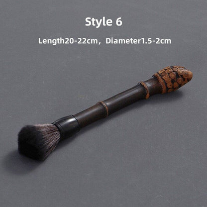 Natural Bamboo Tea Brush|Tea Accessories|Pot Brush|Tea Pet Brush