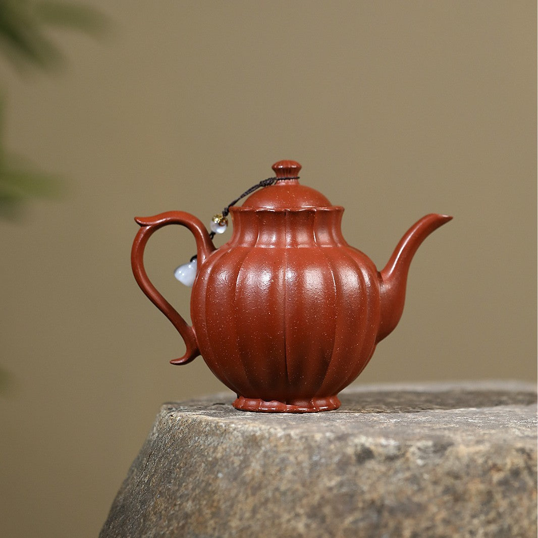 310ml Retro Yixing Purple Clay Teapots Handmade Raw Ore Mud Kettle