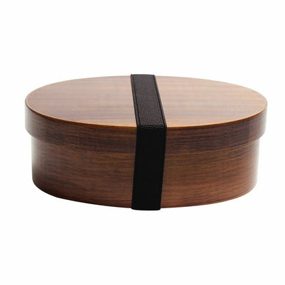 Wooden Lunch Box Picnic Japanese Bento School Kids Dinnerware Set Bag Spoon Fork