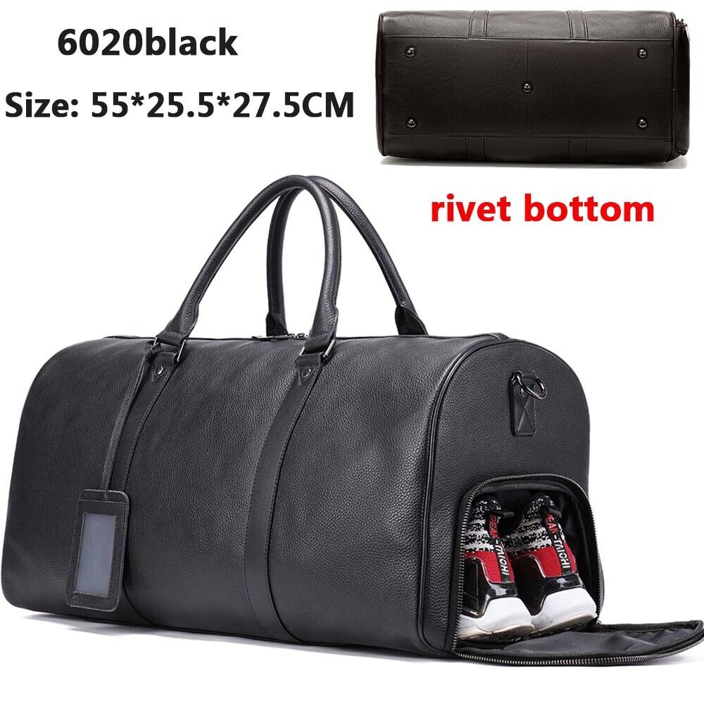 100%Genuine Leather Travel Bag Carry-on Hand Luggage Bags Shoulder Bag Big Totes