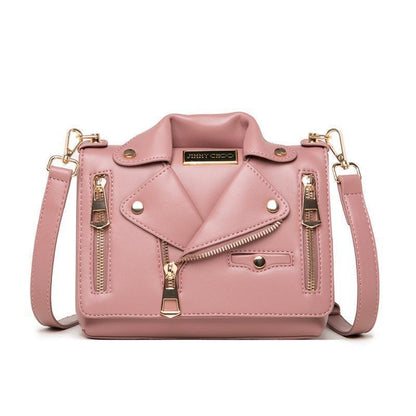 Leather Bags WomenShoulder Zipper Jacket Bag Bag Women Handbag