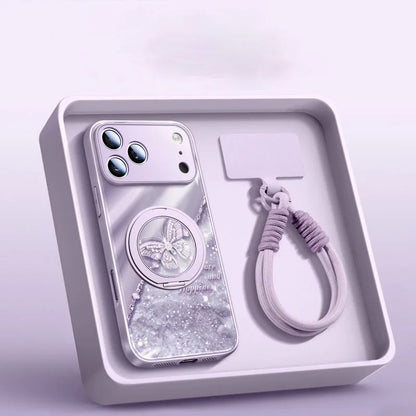 Mobile Phone Cover Cases for iPhone 17/16/15 Pro Max Equipped with Phone Strap