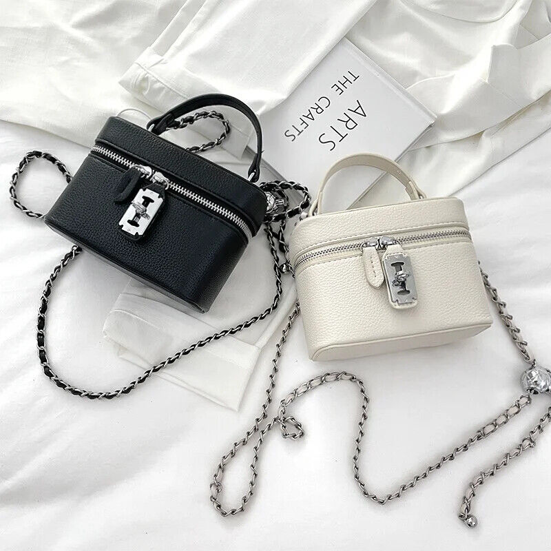Flip Bag Mobile Phone Bag Women's Handbag PU Chain Shoulder Messenger Bag
