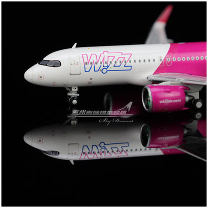 1:400 JC Wings Wizz Air AIRBUS A320neo Passenger Airplane Diecast Aircraft Model