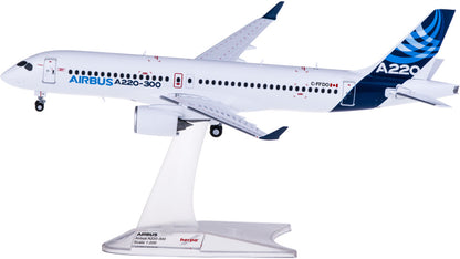 1:200 20CM Herpa AIRBUS A220-300 Passenger Airplane Diecast Aircraft Plane Model