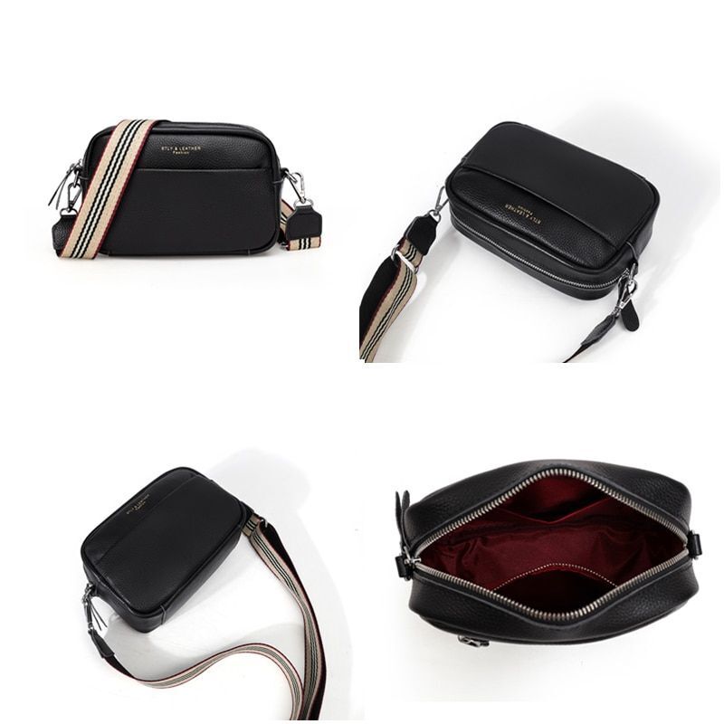 Women Handbags Genuine Leather Luxury Shoulder Bags Soft Cowhide Messenger Purse