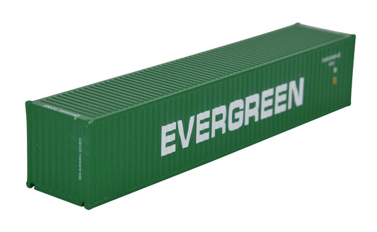 1:87 EVERGREEN 40GP Metal Shipping Container Model Toy Home Office Decor Gift