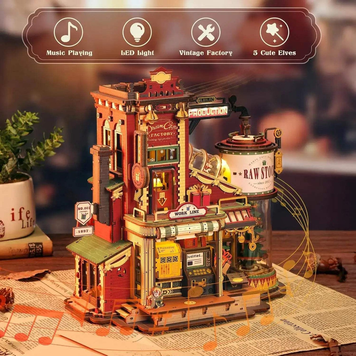 Wooden Music Box Puzzle Workshop – 3D Craft Kit