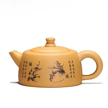 200ml/280ml Yixing Purple Clay Tea Pot Ore Section Kettle Handmade Zisha Teapot