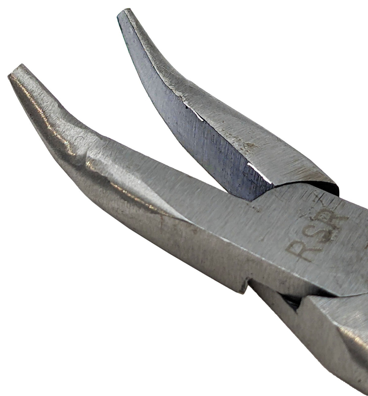 6" Mini Bent Nose Pliers with Smooth Jaws