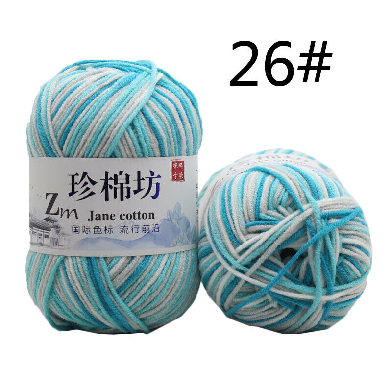 Hot Sale 50g Soft Crochet Yarn DIY Hand Milk Baby Cotton Knitting Wool Yarn