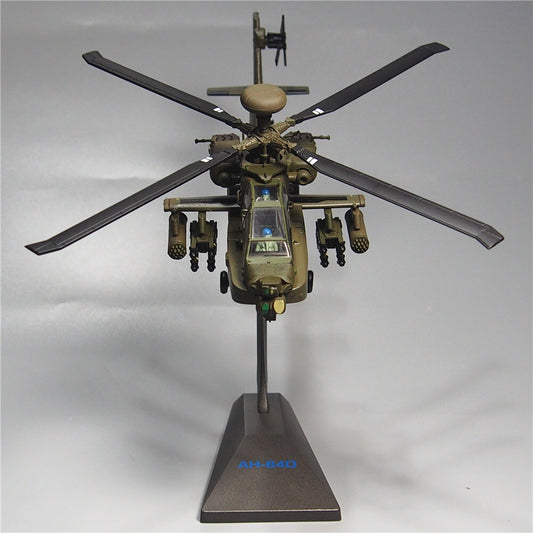 1:72 US Army AH64 Apache gunship alloy model military aircraft model