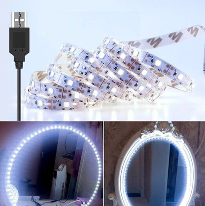 Makeup Mirror Lamps Tape LED Strip Hollywood Vanity Dressing Table Wall Lights