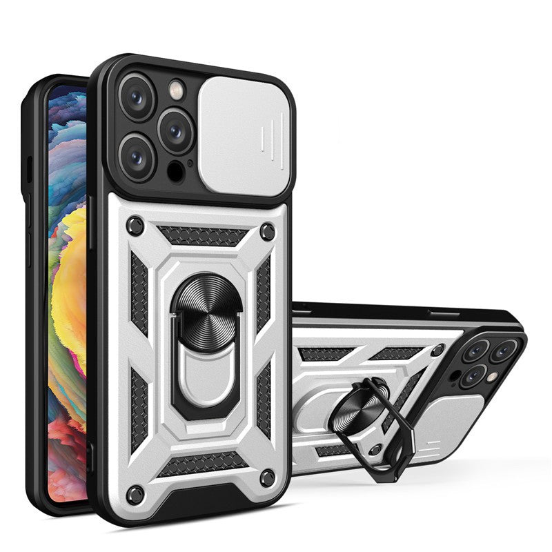 Suitable for iPhone 17 Pro Max Sergeant Ring Holder Phone Case Protective Cover