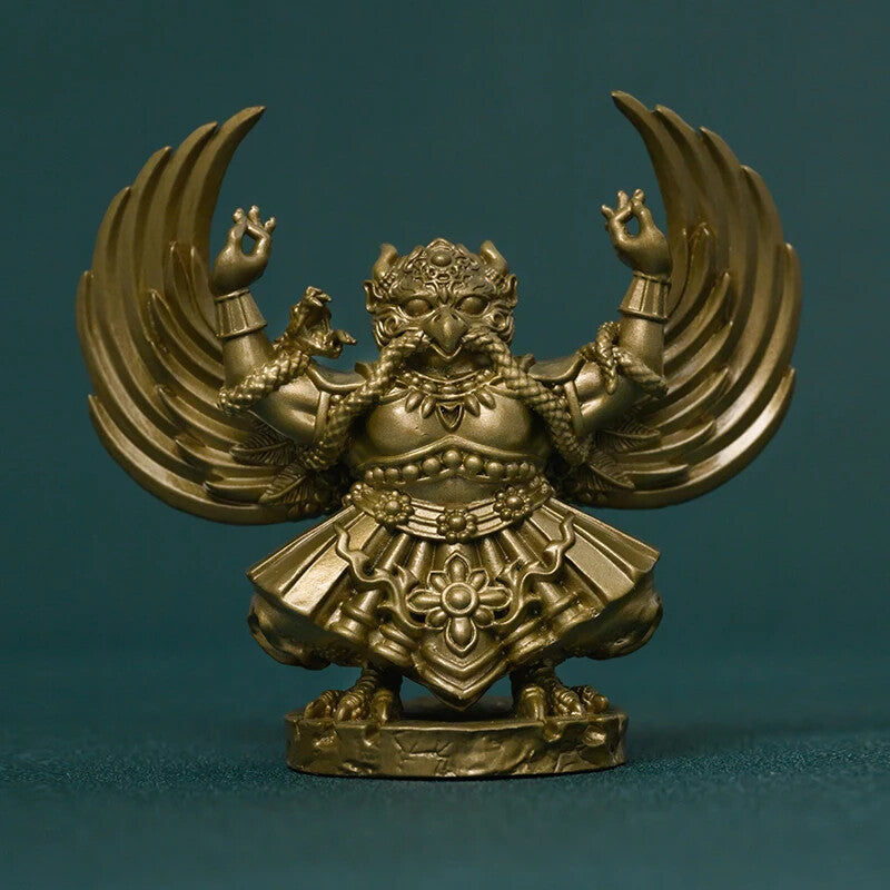 Garuda Dhwaja Ornaments Handmade Brass Buddha Statue Zen Tea Space Decorations