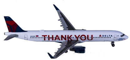 1:500 Herpa DELTA AIRBUS A321 Passenger Aircraft Plane Diecast Airplane Model