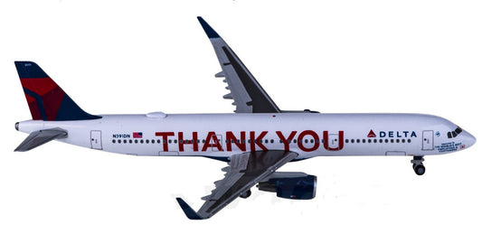 1:500 Herpa DELTA AIRBUS A321 Passenger Aircraft Plane Diecast Airplane Model