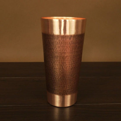 Handmade Thickened Pure Copper Beer Mug 600ml Hammered Cold Drink Cup