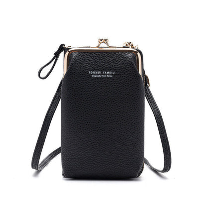 Ladis Fashion Female Mini PU Leather Shoulder Messenger Bag Small Crossbody Bags