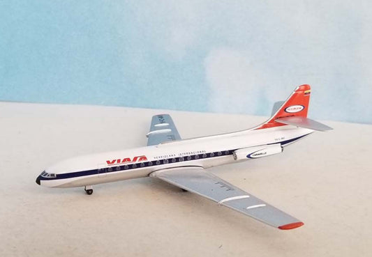 1:400 Aeroclassics VIASA Sud Aviation SE 210 Airplane Diecast Aircraft Model