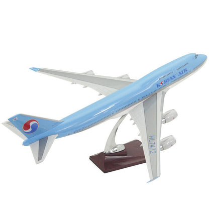 47CM 1:150 KOREAN AIR BOEING 747-400 Passenger Airplane Resin Aircrarft Model