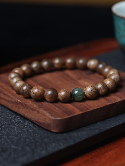 8mm Chinese Natural Eaglewood Handmade Exquisite Bracelets 30562