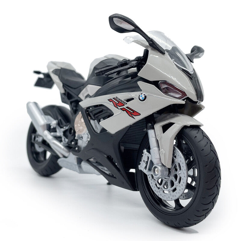 1/12 BMW S1000RR Motorcycle Model Diecast Toy Vehicle Boys Toys Kids Gifts Gray