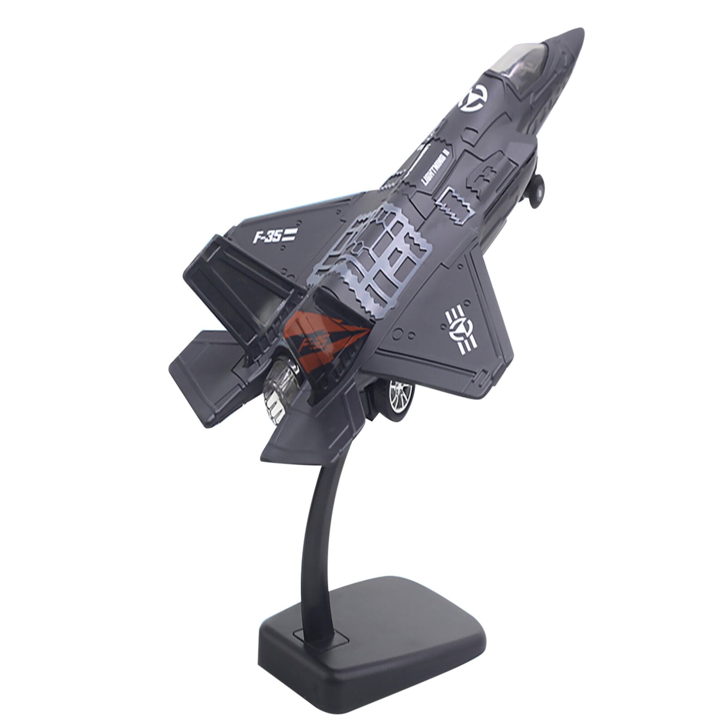 1/72 Fighter Aircraft F35 Jet Plane Alloy Model Pullback Fighter Sound Light b