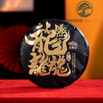 400g Haiwan 2024 Raw Puer tea "Dragon" Teng Da Raw Pu Er Cake