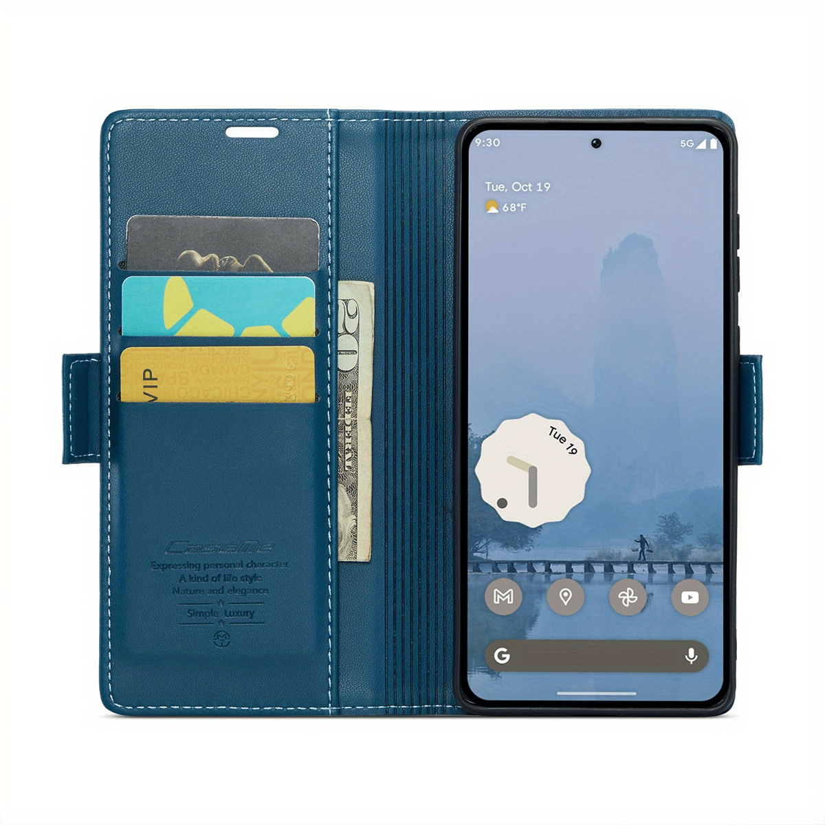 For Google Pixel 9 Pro XL 8Pro 7A 8A Wallet Case With Card Holder for Women Men