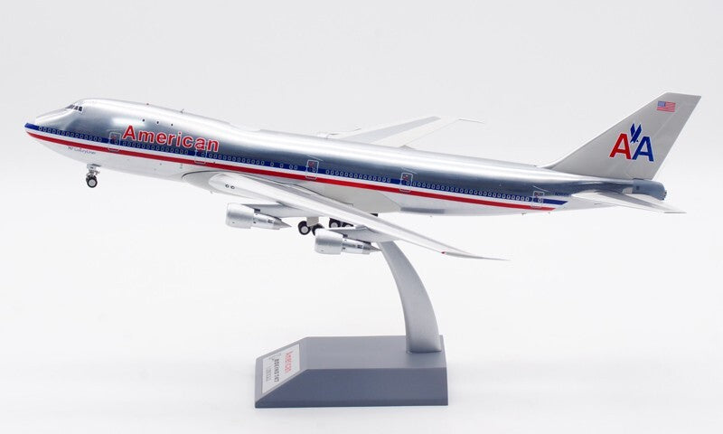 1:200 35CM InFlight American BOEING 747-100 Passenger Airplane Diecast Model