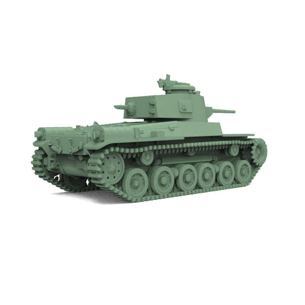 SS220824 1/220 Military Model Kit Japan Type 97 "Chi-Ha Kai" Medium Tank