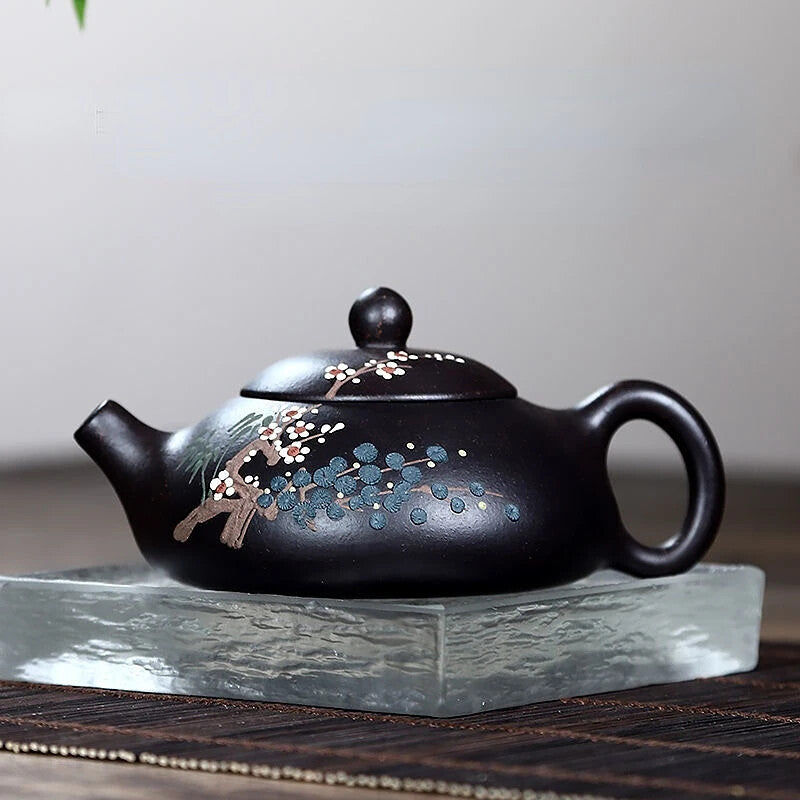 170ml Small Capacity Yixing Purple Clay TeaPot Ball Hole Filter Kettle Tea Sets