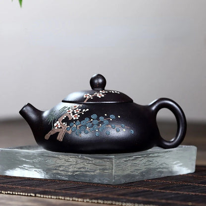 170ml Small Capacity Yixing Purple Clay TeaPot Ball Hole Filter Kettle Tea Sets