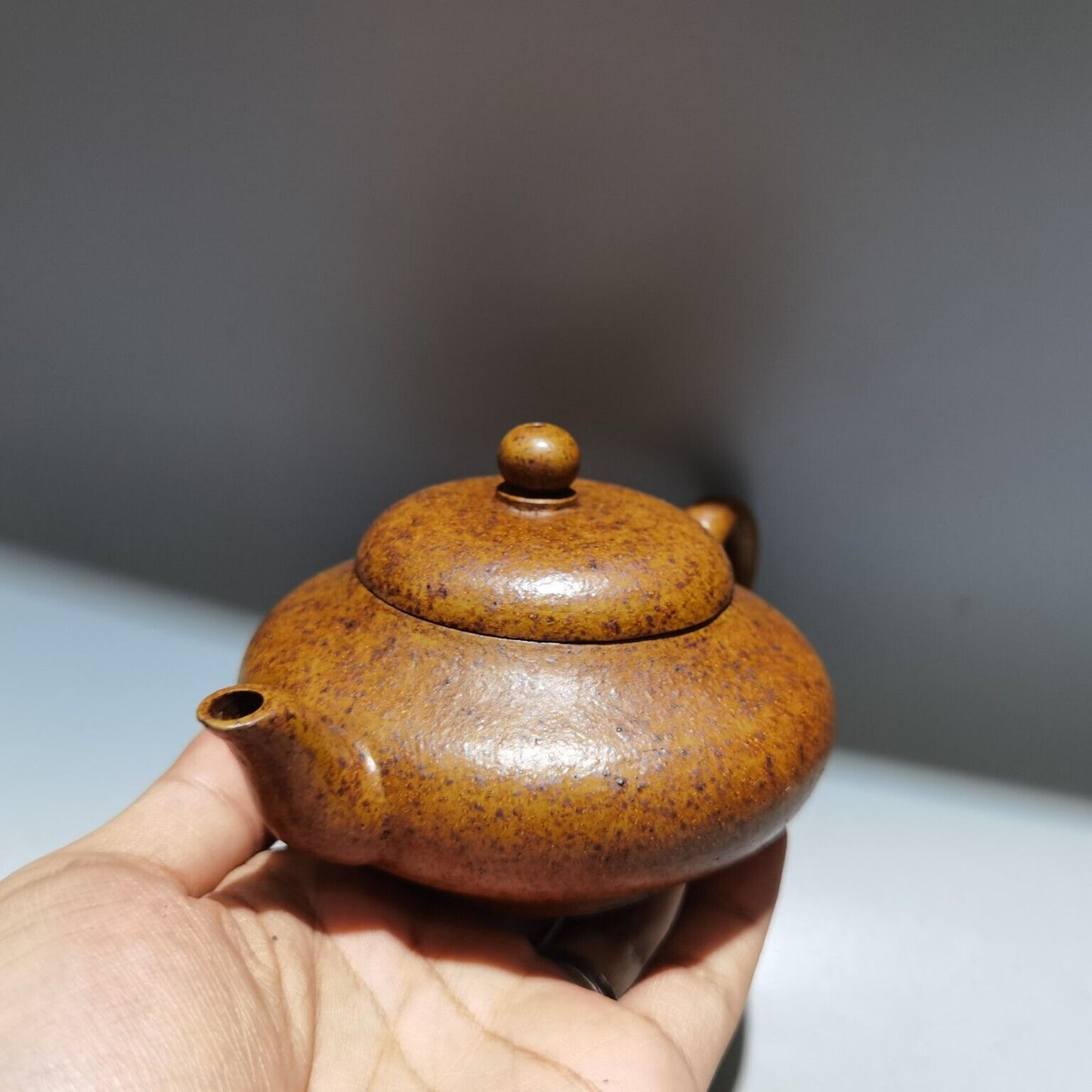 collect vintage China yixing purple clay teapot zisha ceremony cute teaware art
