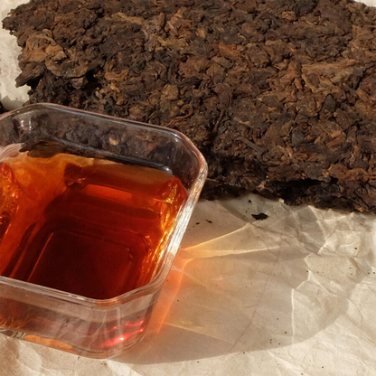 Ripe Pu'er Puer Tea Natural Ancient Lao Cha Tou Pu-erh Tea Cake 380g