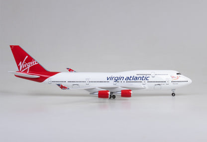 1:150 47CM Virgin Atlantic BOEING 747-400 Airplane Landing Gear Resin Model