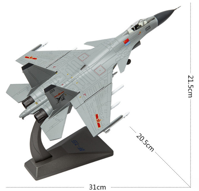 AF1 China Air Force Flying Shark J-15 J15 Flanker-D 1/72 diecast model aircraft
