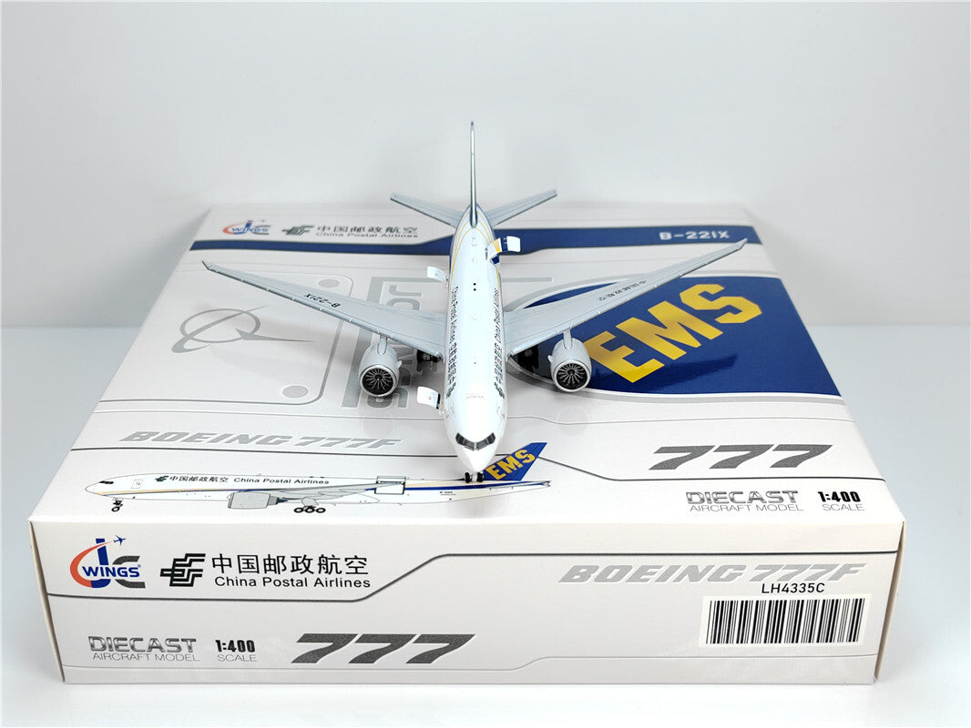 1:400 JC Wings EMS BOEING B777-200LRF Passenger Airplane Diecast Aircraft Model