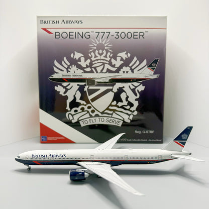 1:400 NG Models British Airways Boeing 777-300ER Plane Diecast Aircraft Model
