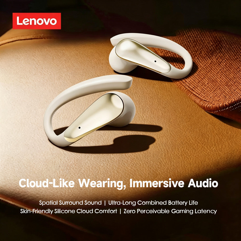 Lenovo thinkplus LK40 OWS Open‑Ear Earbuds BT5.4 13mm 20h Type‑C Ear‑Hook Sports