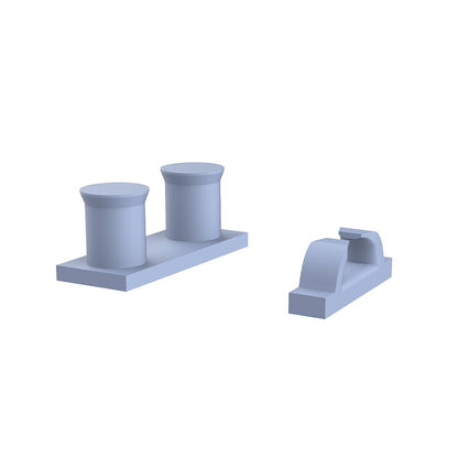 1/350 Model Upgrade Parts USN Battleship War Ships Bitts Set&Deck Mooring Pipe