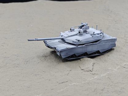 1/72/87 US New Generation Abrams-X Main Battle Tank Resin Model Kit 3D Printed