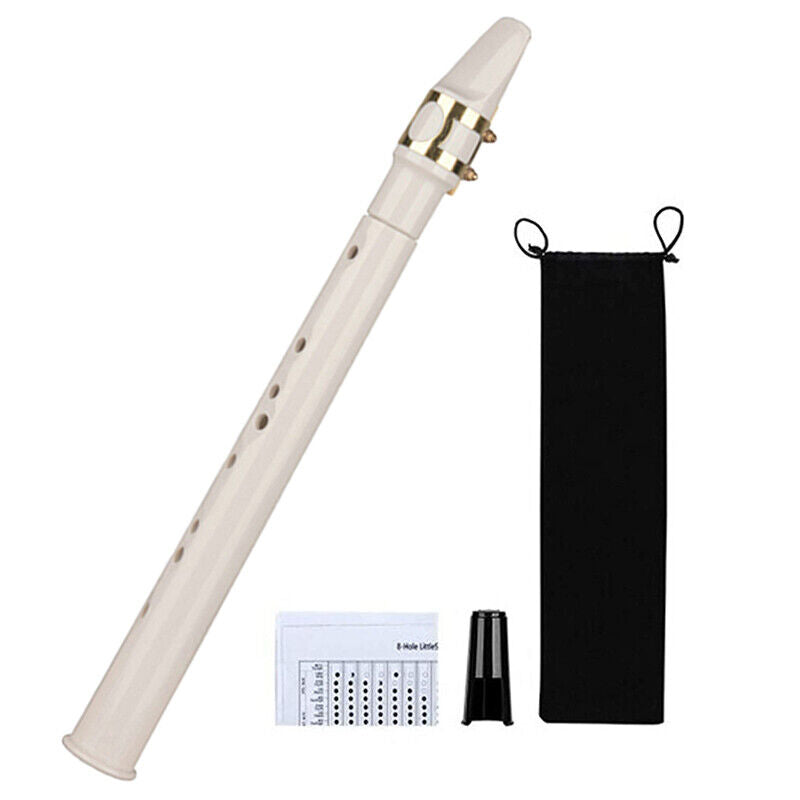 8 Hole Mini Portable Saxophone Pocket Sax C Key Instrument with Carrying Bag
