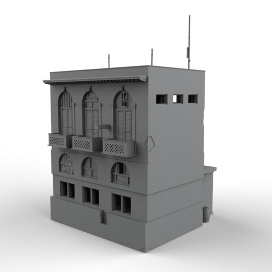 SST700011 1/700 Scene Model Second Floor Commercial Pub Middle East War Series