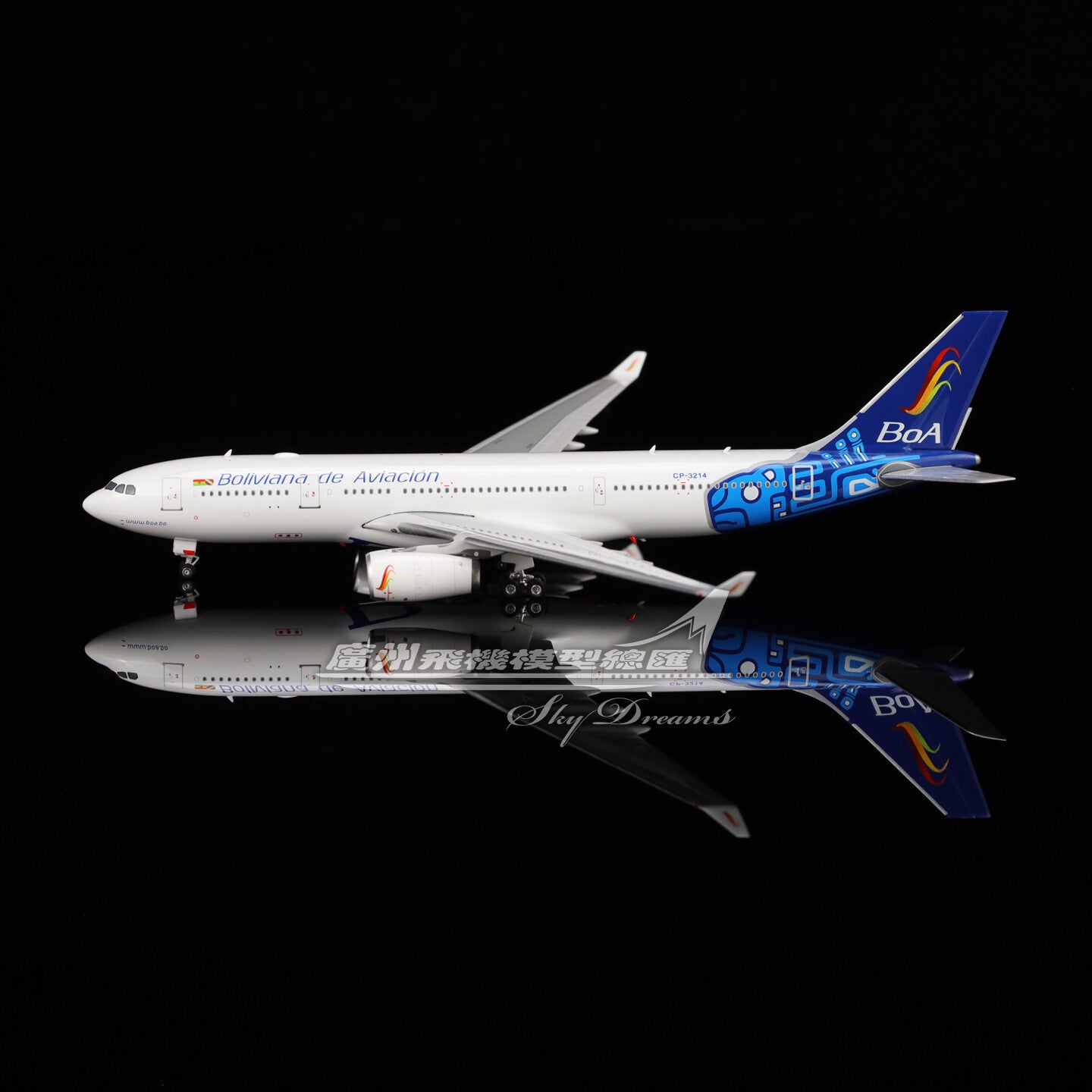 1:400 Phoenix Boliviana de Aviación AIRBUS A330-200 Plane Diecast Aircraft Model