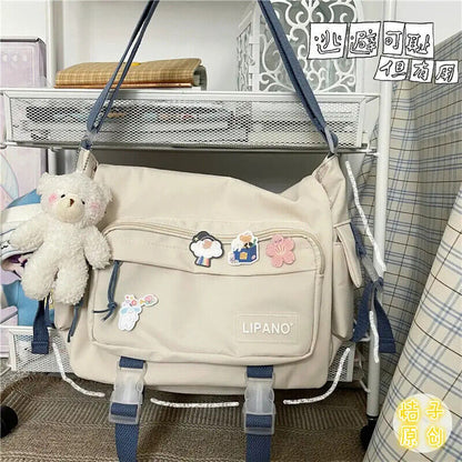Bag Handbags School Single Shoulder Girl Student Postman Women's