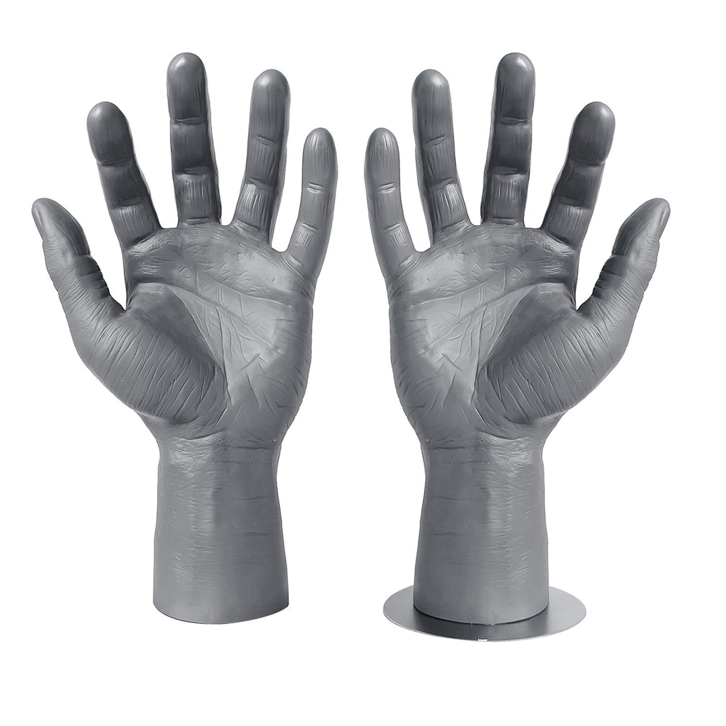 Male Left Hand Mannequin Realistic Model Jewelry Display Stands Bendable Holders